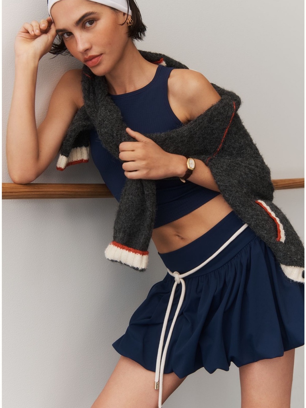 NWT Anthropologie Bubble Mini Skirt in Waypoint